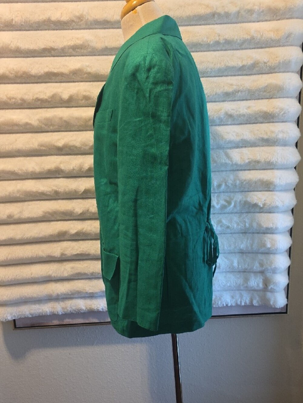 Louis Feraud Vibrant Green Single-Button Blazer - Picture 7 of 13